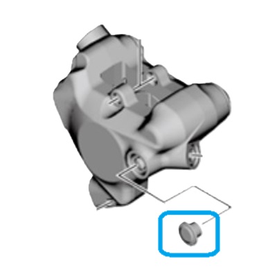 SHIMANO Krytka odvzd. otvoru brzd. strmeňa