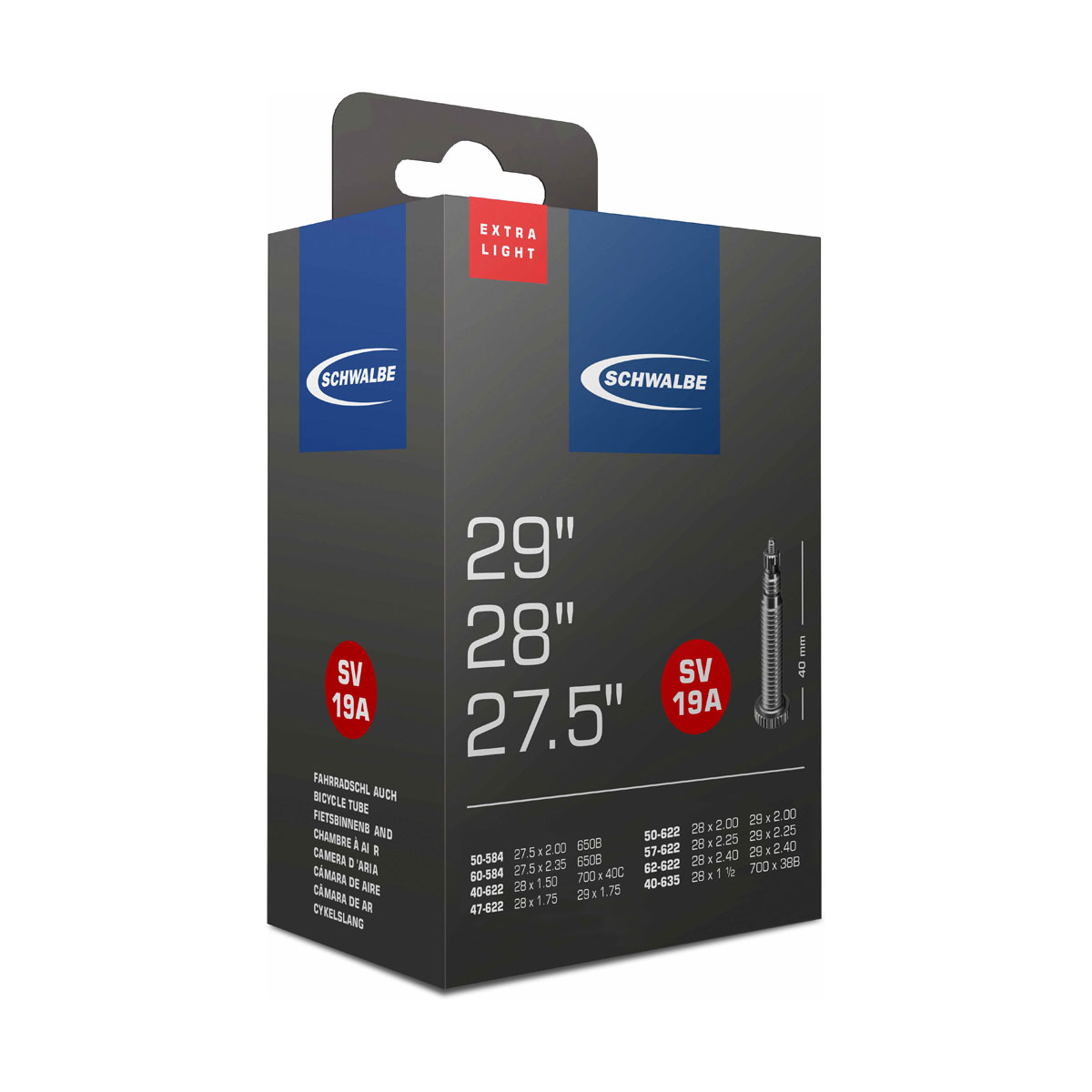 SCHWALBE Duša EXTRA LIGHT SV19A