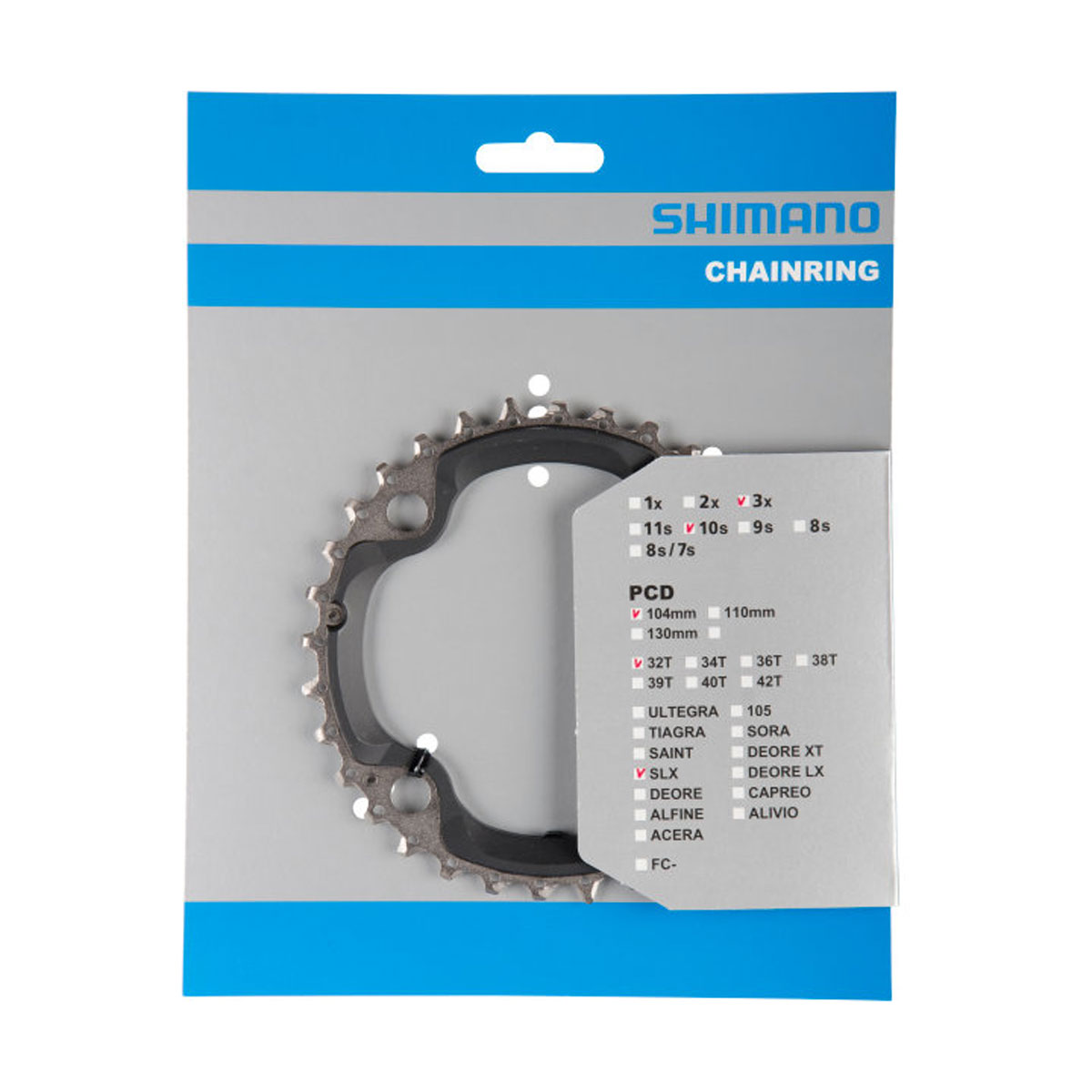 SHIMANO Prevodník SLX M670 - 10 rýchlostný, 32 zubov