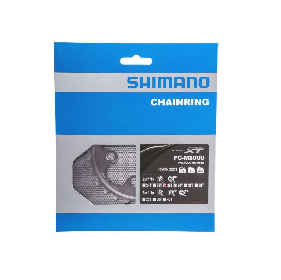 SHIMANO Prevodník Deore XT M8000 - 11 rýchlostný, 28 zubov