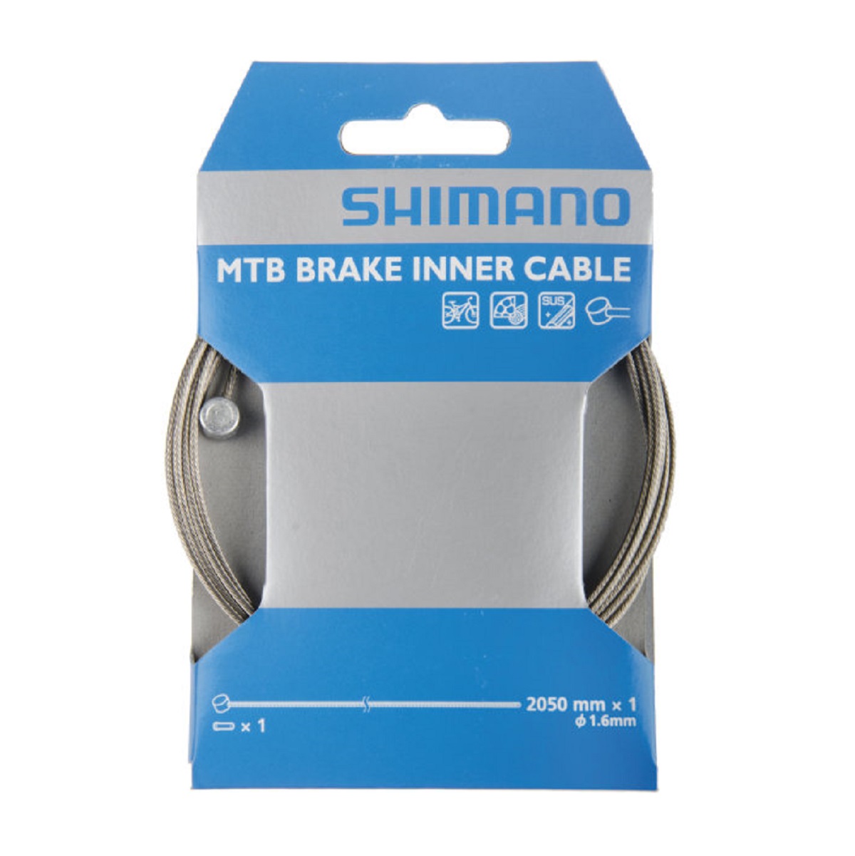 SHIMANO Brzdové lanko nerezové, MTB