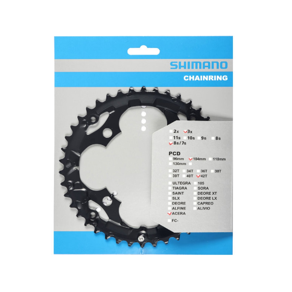 SHIMANO Prevodník Acera M361 - 8 rýchlostný, 42 zubov