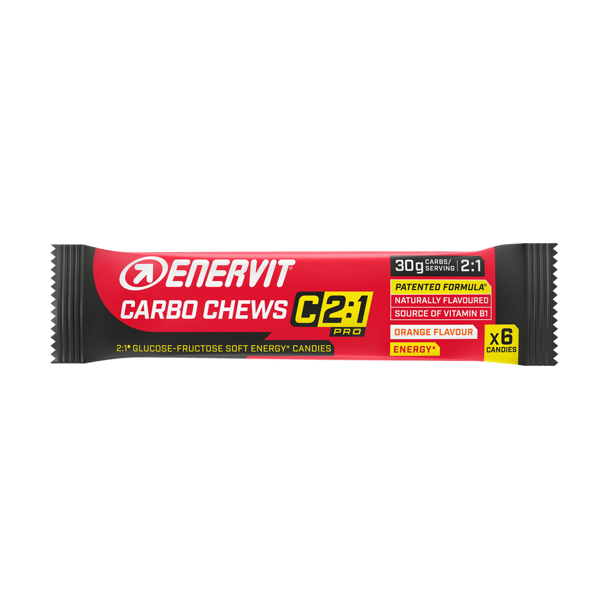 ENERVIT Cukríky CARBO CHEWS C2:1