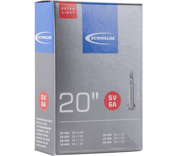 SCHWALBE Duša 20 FV6A EXTRA LIGHT 23/40-406 EK 40mm